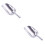 2 Pc Sugar Scoop Ice Cube Food Metal Candy Spoon 5
