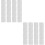 200Pcs White Self-Adhesive Cable Buckles Durable Wire Clips for Office 6