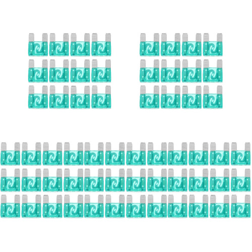 100Pièces Fusibles Mini Kit Plastique Vert Clair 2