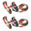 2St Duurzame Kattenloopriem Met Snelsluiting En Metall Ring Multi 6