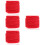 Rood Polyester Vlechtkoord Handvat Touw Voor Knutselprojecten 7