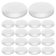 50Pcs Acrylic Convex Lenses for Teaching Physics and DIY Magnification
