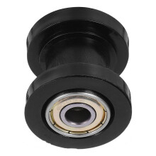 2St Anti-Slip Kettingspanner Roller Zwart Voor Motorfiets En Atv