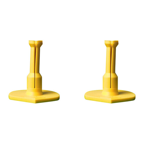 4St Rubber Bal Tee Houder Geel Ideaal Voor Professionele Training