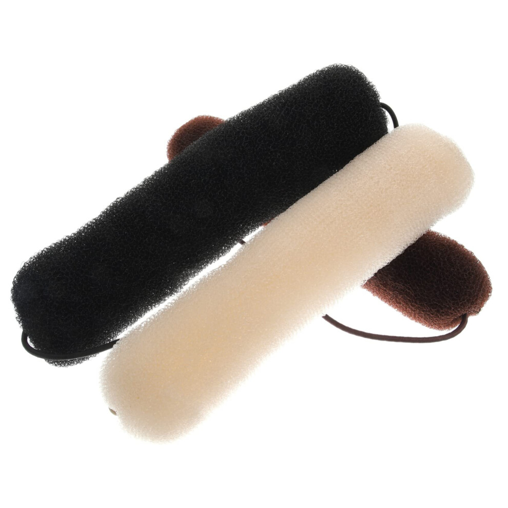Hair Bun Maker Set with Secure Buckle Design for Fast Donut Buns Styling, 3pcs Nylon Tools for Women