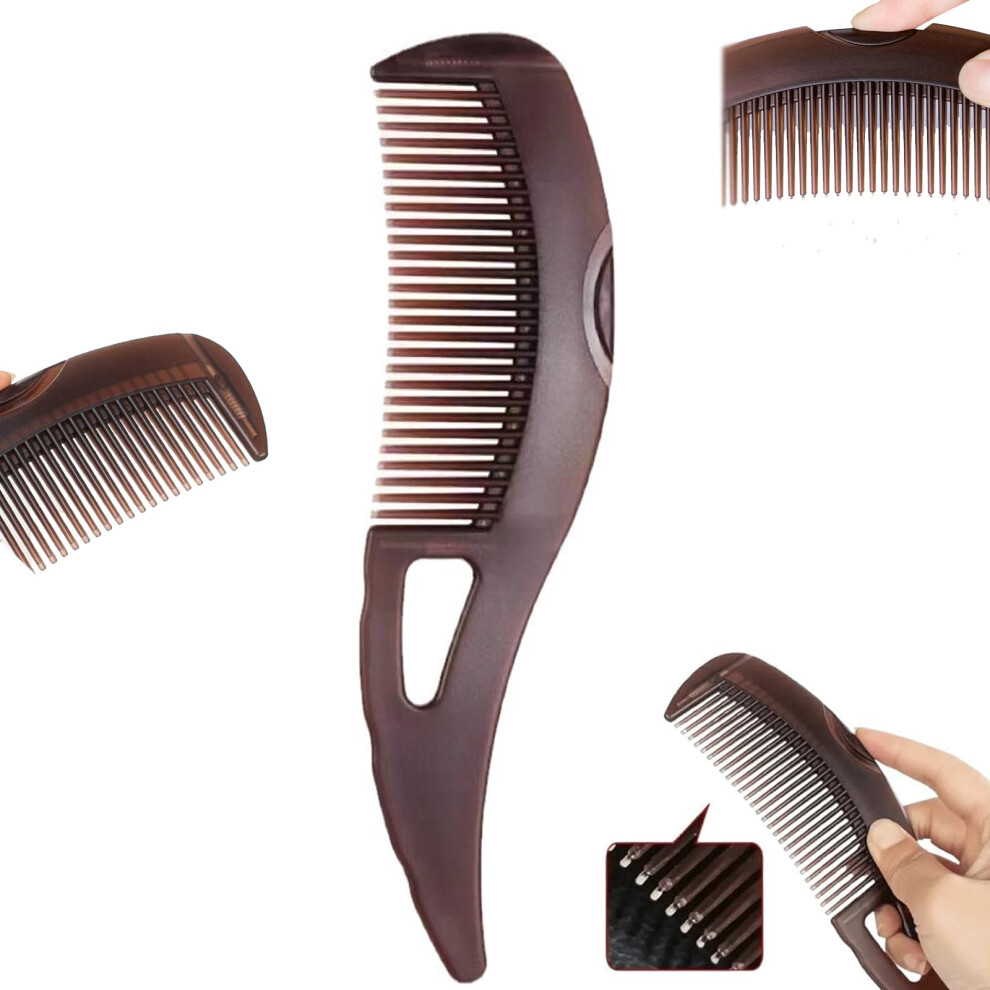 Unisex Scalp Massager Comb For Dandruff Removal With Ergonomic Gua Sha Handle And Gentle Scalp Massage