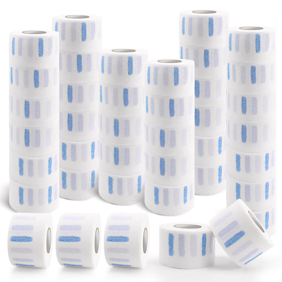 40 Rolls Barber Neck Strips Disposable Soft Absorbent Paper Hygienic Stretch Fit for Salon Haircut
