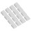 200Pcs White Self-Adhesive Cable Buckles Durable Wire Clips for Office 11