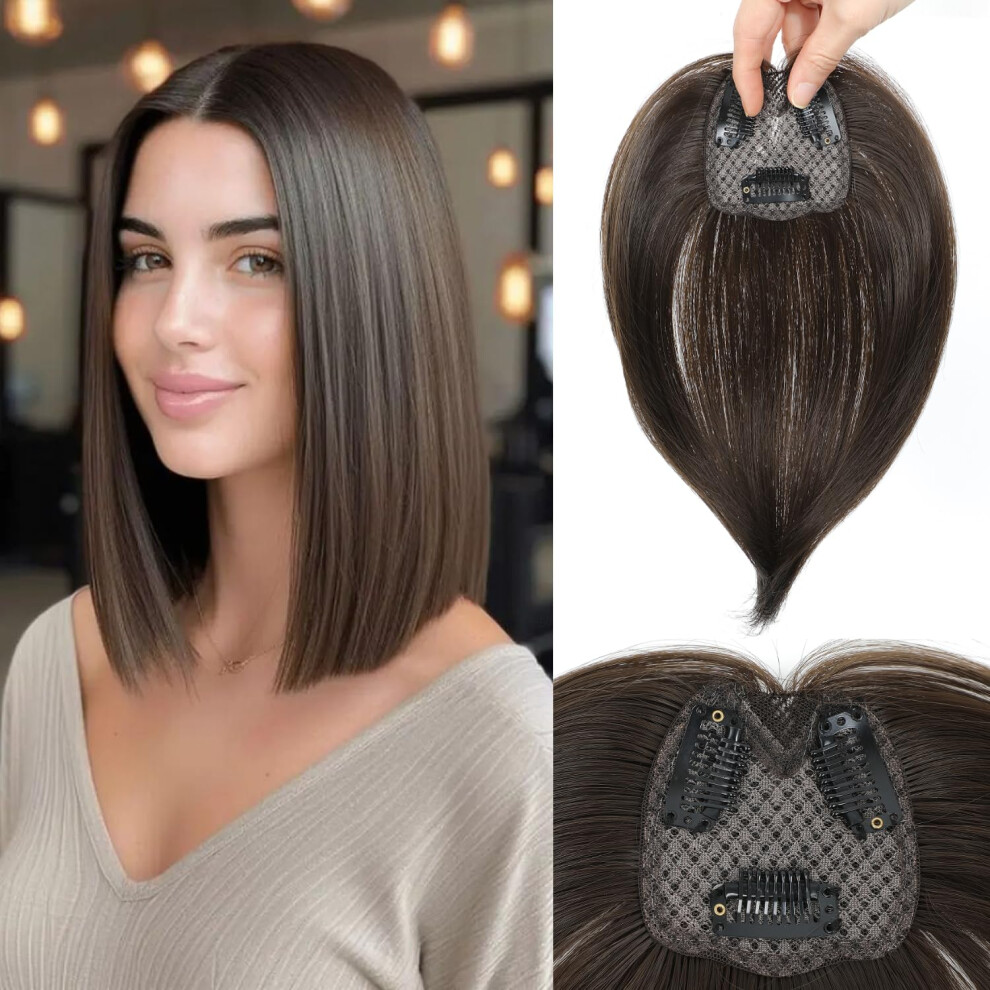 Hair Toppers for Women with Thinning Hair, Clip In Extensions for Instant Volume and Natural Look