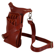 Hairdressing Tool Belt with MultiPocket Design, Adjustable Waist Barber Bag for Scissors and Combs