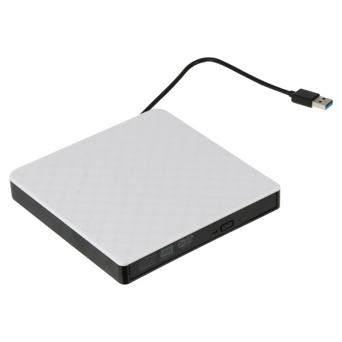 3Stk Externes USB Dvd Weiß Plug & Play Ultra Leicht