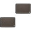 2Pcs Lightweight Black PP Kitchen Cutting Boards for Fruit and Veg 4