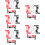 45Stk Drehbare Preisschildklammer Robuste Lagerclips 11