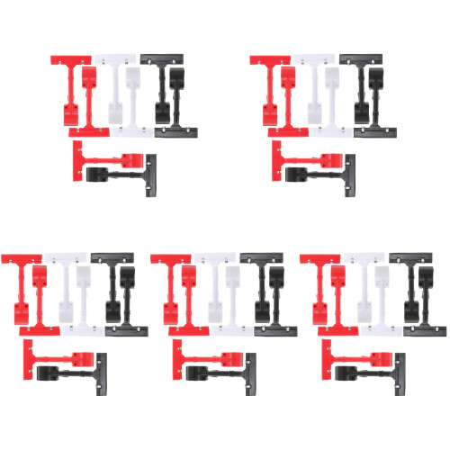 45Stk Drehbare Preisschildklammer Robuste Lagerclips 1