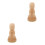 2Sets Holz DIY Blumentopfformer Zeitungstopf Khaki 9