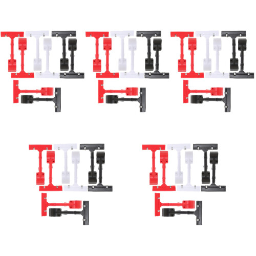 45Stk Drehbare Preisschildklammer Robuste Lagerclips 2