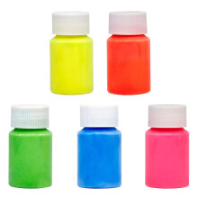 15Stk Luminous Paints Assortierte Neonfarben Für Malerei Kreativ