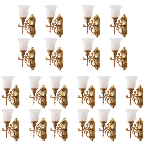 20Pièces Mini Lampes Murales Dorées Décoratives Pour Table Sand 2