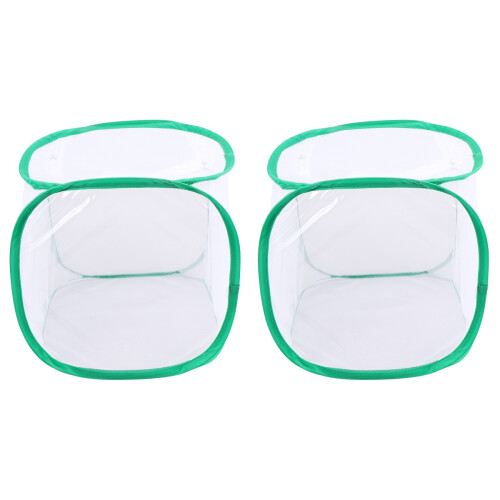 2Pièces Boîte Blanche Pour Insectes Zipper Cage Et Solide 1