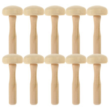 10Pièces Rouleaux Tirage Bois Kaki Confortables Pour Art