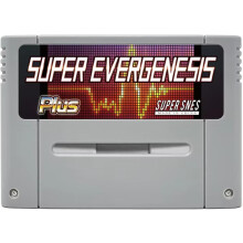 SNES Retro 1000-in-1 Game Cartridge DSP Rev 3.0 version for Evergenesis snes JP/EU NTSC Edition 16-bit Game Console Cartridges,Built-in Save
