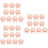 30Pièces Accessoires Natation Clips Silicone Confortables Assortis 7