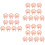 30Pièces Accessoires Natation Clips Silicone Confortables Assortis 6