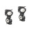 2Pièces Collier Fixation Torche Pivotant 360 Silicone Noir 3