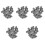 100Pcs Grey Miniature Wall Bricks for Micro Landscape and DIY Modeling 4