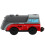 2Pièces Jouet Train Alliage Rouge Durable Pour Enfants 1