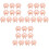 30Pièces Accessoires Natation Clips Silicone Confortables Assortis 3