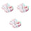 3Pièces Chaussures Hiver Bébé Coton Motif Coloré 3
