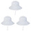 3Pièces Chapeau Anti- Ajustable 2