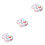 3Pièces Chaussures Hiver Bébé Coton Motif Coloré 4