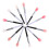24Pcs Soft Silicone Lipstick Brush Assorted Color Cosmetic Applicators 1
