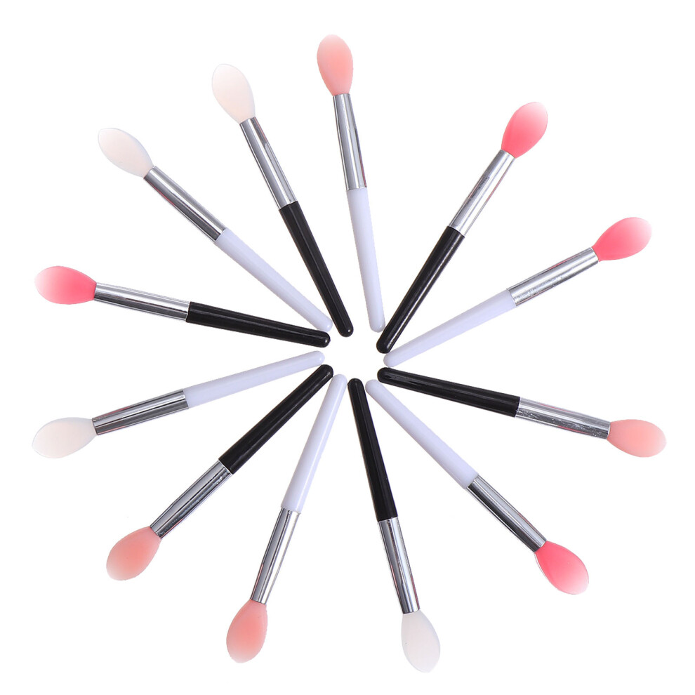 Iplusmile 24Pcs Soft Silicone Lipstick Brush Assorted Color Cosmetic Applicators