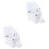 2pcs Switch Metal Regulator White High Pressure 3