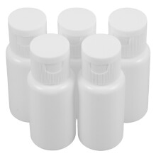 25 Pcs 20ml Plastic Bottles With Flip Cap For Shampoo Lotion Travel