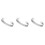 3Pcs Durable Titanium Steel Silver Bracelet for Son Personalized Gift 3