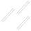 3 Pack Closet Rods For Hanging Clothes Adjustable Pole Clothesline 8