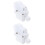2pcs Switch Metal Regulator White High Pressure 5