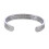 3Pcs Durable Titanium Steel Silver Bracelet for Son Personalized Gift 8