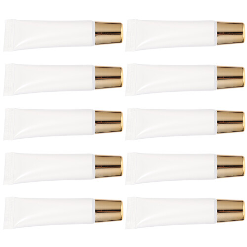 200Pcs Refillable Lip Balm Tubes Transparent Squeeze Tubes for Makeup 2