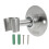 5Pcs Stainless Steel Wall-Mounted Adjustable Shower Head Holder Silver 1