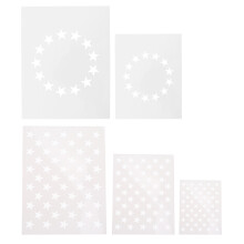 25Pcs Stencils DIY for Wood Fabric and Home Decor