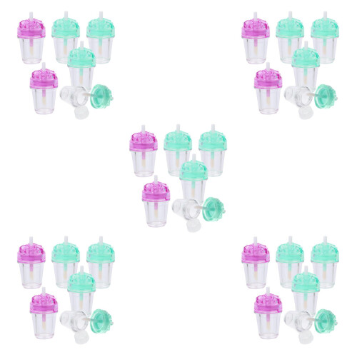 35Pcs Lip Gloss Maker Kit Assorted Colors Plastic Tubes with Wand 1