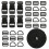 2Sets Portable Black Suitcase Strap with Fixing Accessory 9