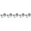 5Pcs Stainless Steel Wall-Mounted Adjustable Shower Head Holder Silver 8
