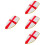 4Pcs Multi- Shield Toys Plastic Small Shields for Fun Play 8