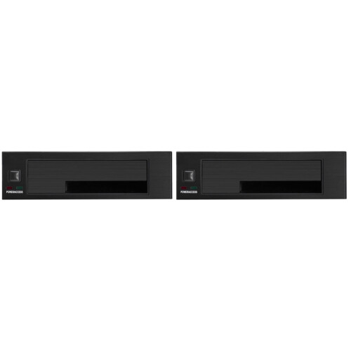 2Pcs Black Internal Hard Disk Mounting Bracket Anti-Vibration Kit 1